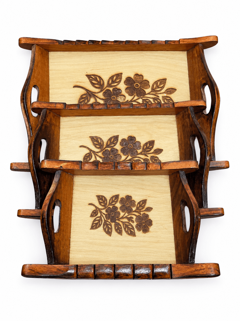 Wooden Serving Tea For Tea & Coffee - Image 1