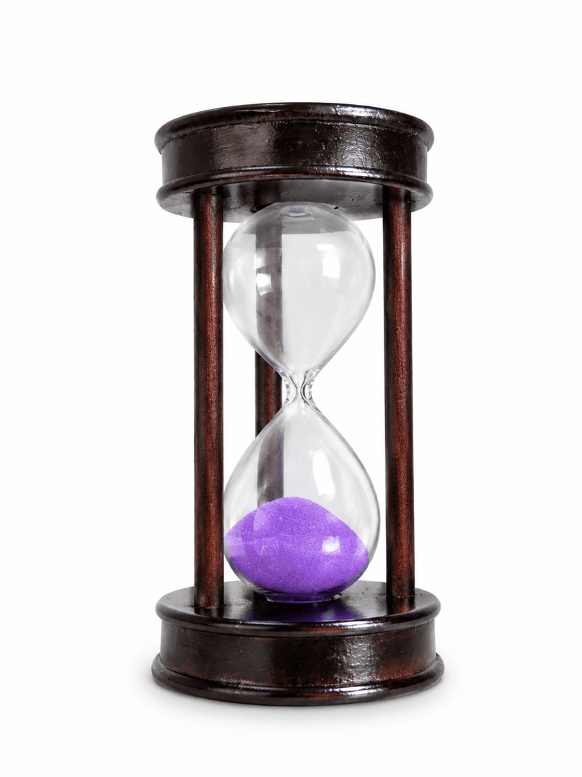 Wooden Hour Glass 10 MIn - Image 1