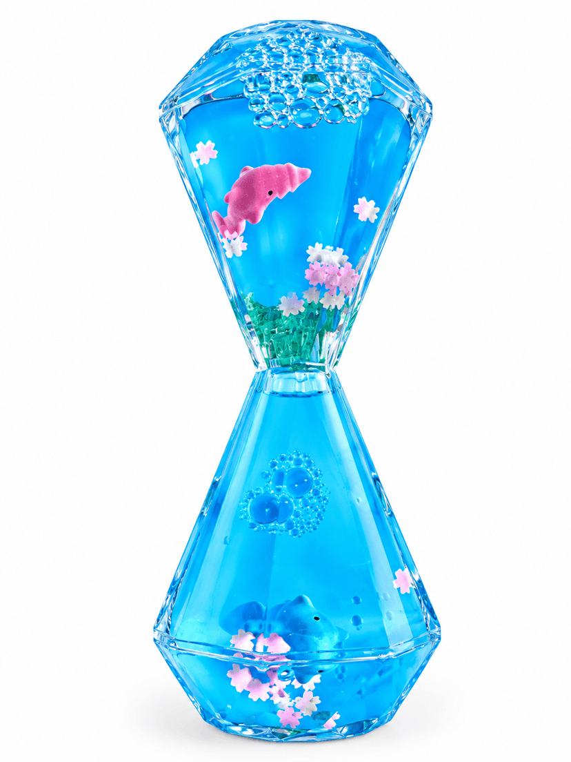 Liquid Motion Timer Toy, Colorful Water Bubble Flow - Image 1